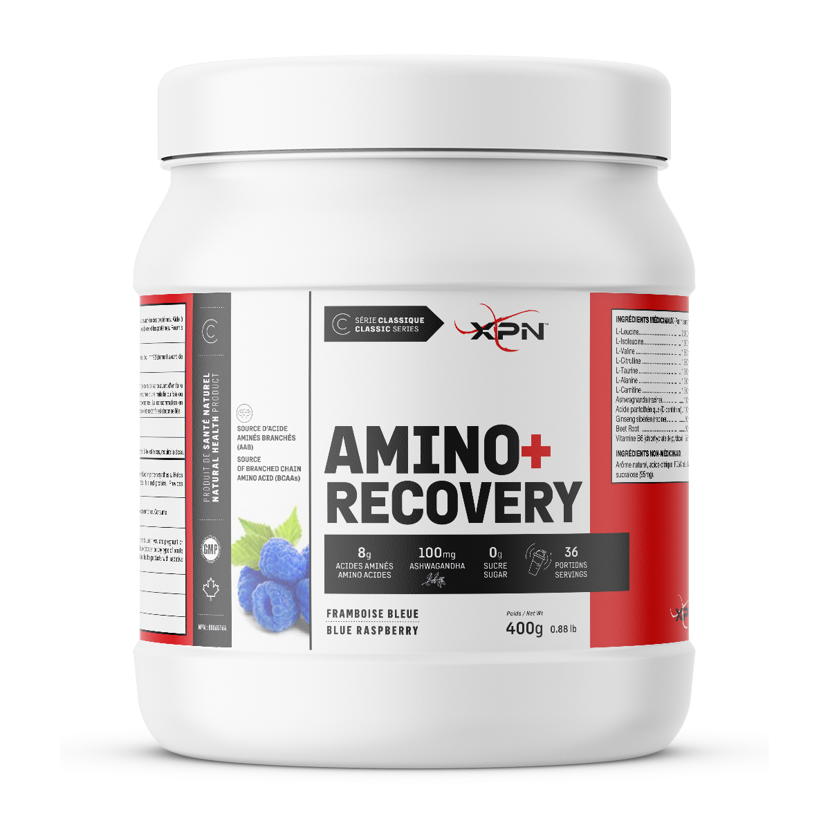 Amino+Recovery - Framboise Bleue