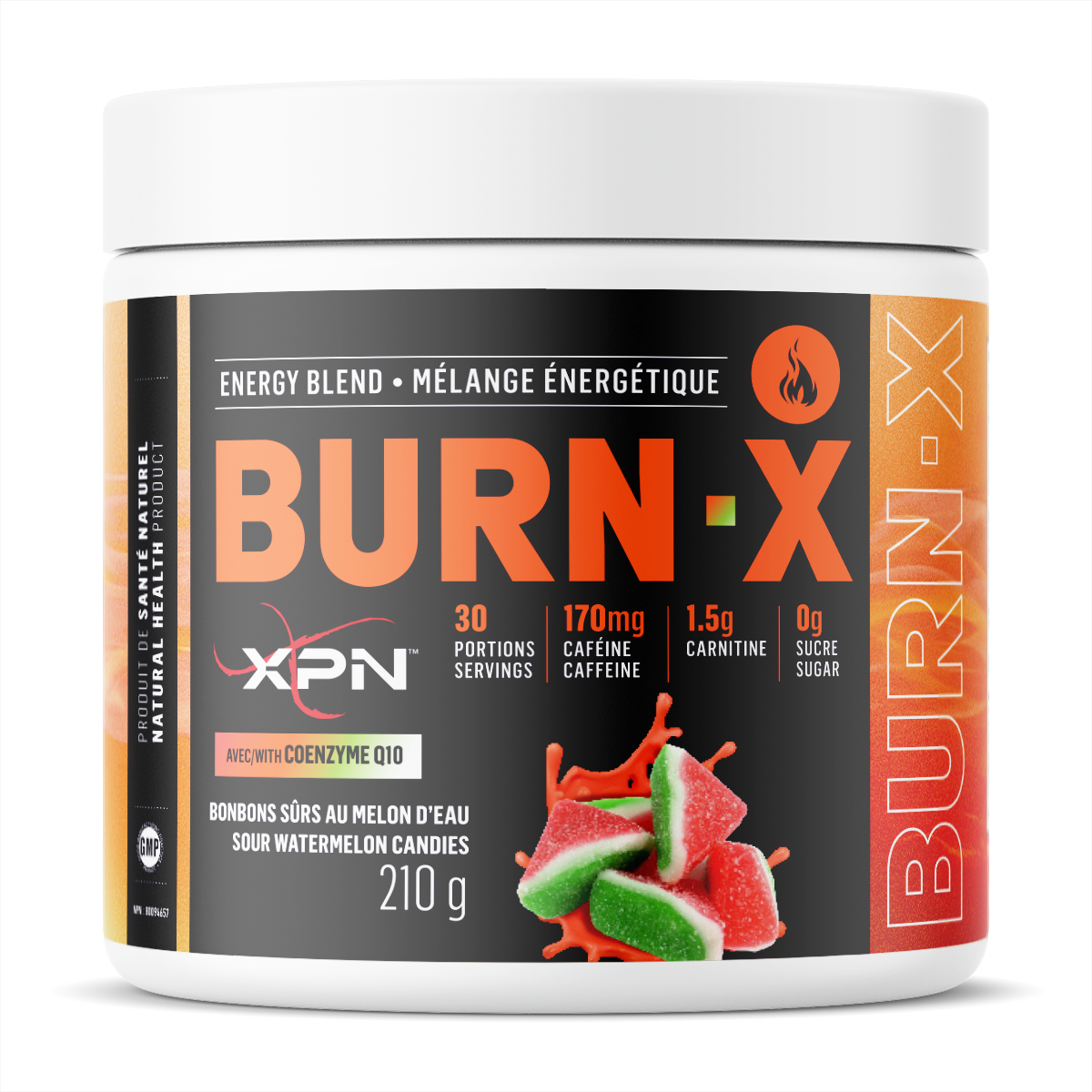 Burn-X - Bonbons sûrs au melon d'eau
